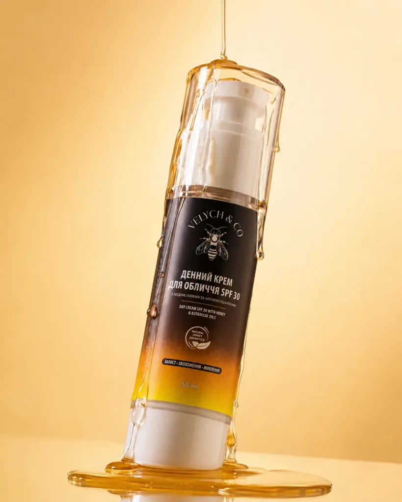 Денний крем SPF 30 з медом, оліями та антиоксидантами VELYCH & CO